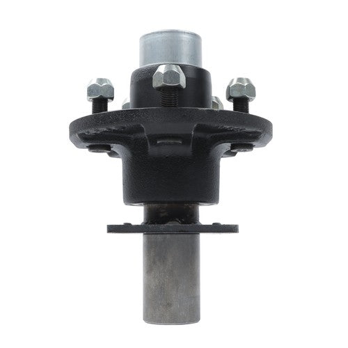 (2)- Pre-assembled- 5-lug - 4.5" Hub Kit & Flange #84 Spindle With Bearing Kit