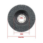10 Pcs 4-1/2" Scour Flap Discs 320 & 600 Grit Sanding Discs for Angle Grinder