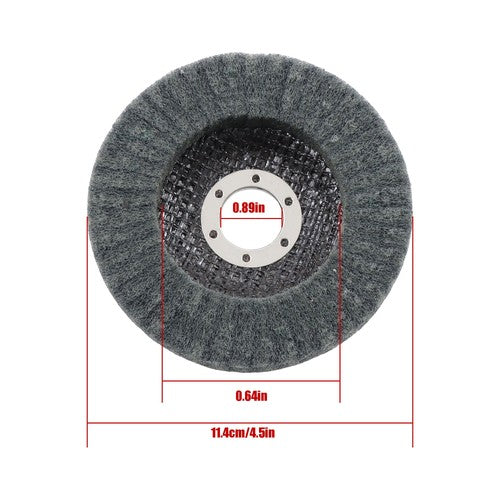 10 Pcs 4-1/2" Scour Flap Discs 320 & 600 Grit Sanding Discs for Angle Grinder