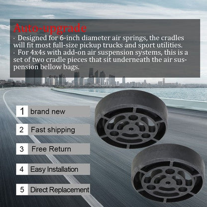 AIR SPRING BAG CRADLE FOR  6" CONVOLUTED BELLOW STYLE REPLACES KU09140BK