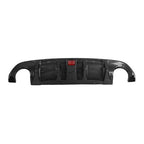 Carbon Fiber Rear Bumper Diffuser Lip & Spoiler Wing Fit 2014-2017 Infiniti Q50