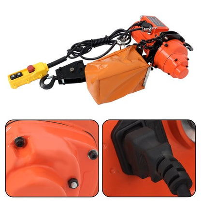 2200lbs Electric Chain Hoist 110V 10ft Lifting Height,10ft Wired Remote Control