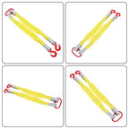 Lifting Slings Straps With Hooks 3.3Feet Two Leg Bridle Web Sling 4409 lbs