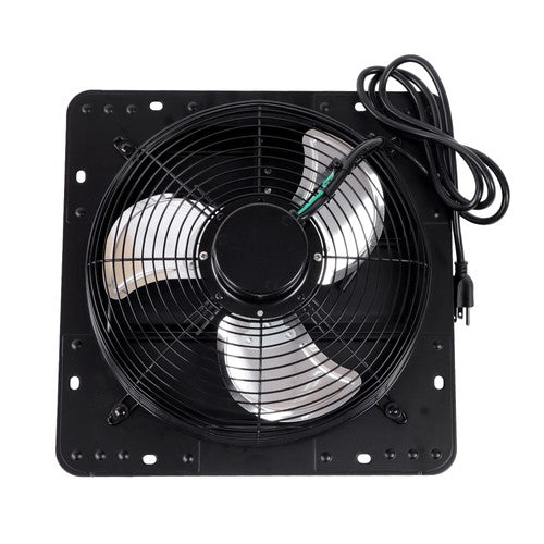 High Speed 1600RPM 900CFM 1.7m Power 12'' Shutter Wall-Mount Attic Exhaust Fan
