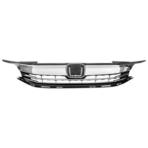 Front Upper Lower Grille LED Fog Lights Set for 2016 2017 for Honda Accord