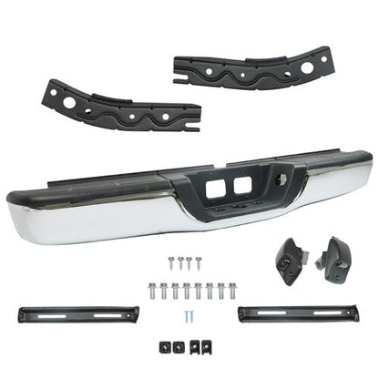 For Toyota Tundra 2000-2005 2006 Complete Steel Rear Step Bumper Assembly Chrome
