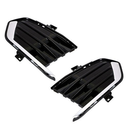 Front Fog Lamp Cover For Cadillac XT5 2017-2019 Black New Driver+Passenger Side