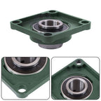 10 Pack UCF208-24 Pillow Block Bearing 1 1/2" Bore 4-Bolt Self-Alignment