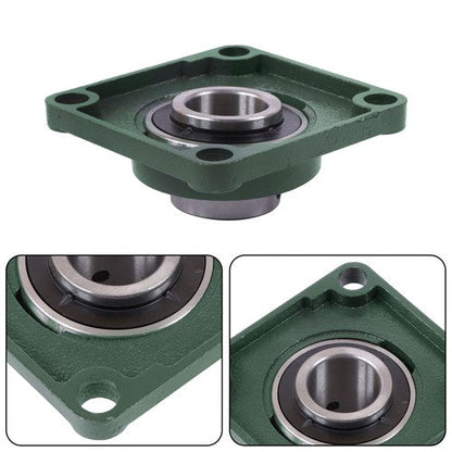 10 Pack UCF208-24 Pillow Block Bearing 1 1/2" Bore 4-Bolt Self-Alignment