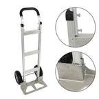 Aluminum 500Lbs Hand Truck  Trolley Dolly 14"×7-1/2" Diecast Nose Plate