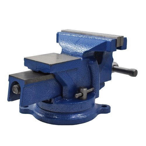 4in Bench Vise With Anvil Swivel Locking Base Tabletop Clamp Heavy Duty Steel US