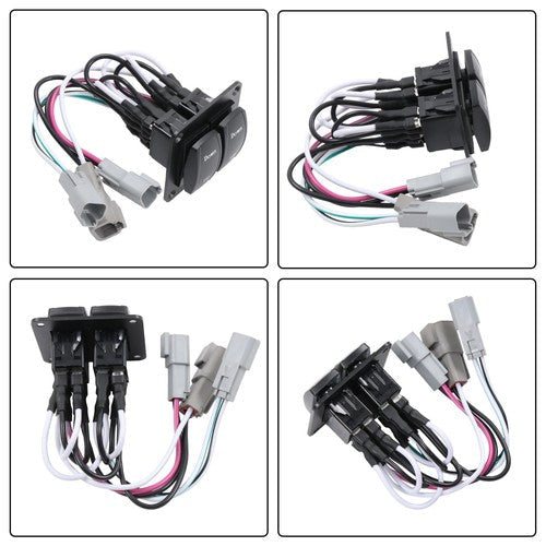 10222-211D 10222211D Marine Trim Tab Double Rocker Switch Kit NEW