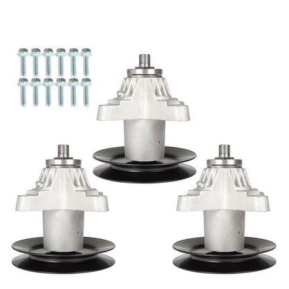 3 x Spindle Assembly For Cub Cadet MTD Troy Bilt 50” 54” 618-04125 918-04126