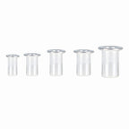 150 Pack Aluminum Rivet Nut Kit Rivnut Nutsert Standard Inch SAE Imperial