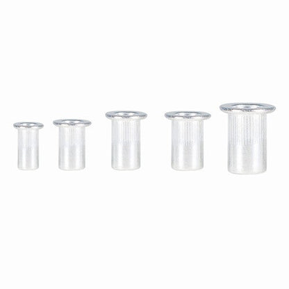 150 Pack Aluminum Rivet Nut Kit Rivnut Nutsert Standard Inch SAE Imperial