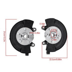 2× Steering Knuckle & Wheel Hub Bearing Assembly For Honda CR-V L4 2.4L 2007-09
