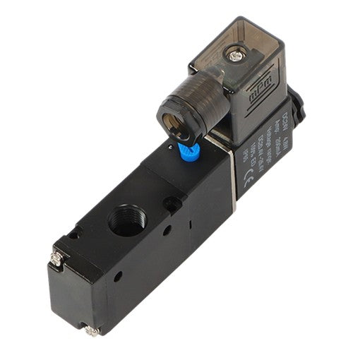 1/4'' DC 12V 3 way 2 position Pneumatic Electric Solenoid Valve NPT Air Aluminum