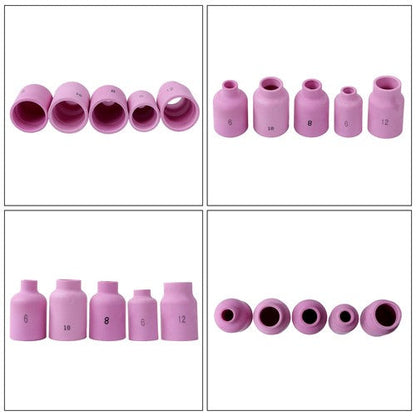 TIG Torch Gas Lens Collet Body Kit 67pcs for DB SR WP17 18 TIG Welding Torch