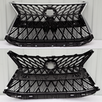 For 2016-2021 Lexus LX570 Luxury Grill Front Upper Grille Chrome Black NEW Style