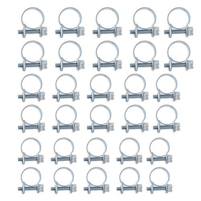 (1/4", 5/16", 3/8") 30 PCS Fuel Injection Hose Clamp / Auto Fuel Clamps