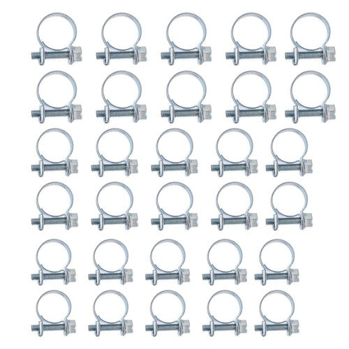 (1/4", 5/16", 3/8") 30 PCS Fuel Injection Hose Clamp / Auto Fuel Clamps