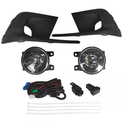 Upper Lower Grill W/Molding Fog Lights Set Fit For Honda Civic 20222-2023 Front