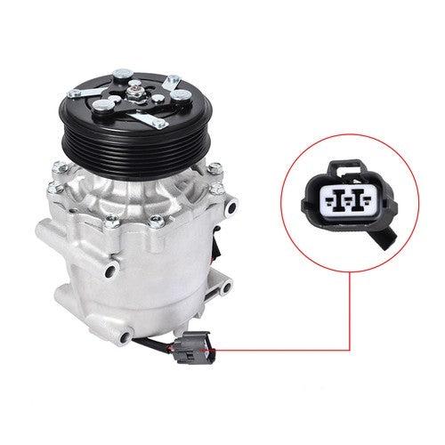 For Honda Civic 2002 2003-04 2005 1.7L A/C Compressor W/Clutch CO4914AC 2004914