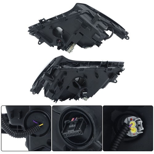 LED+Halogen w/Sport Pkg For 2015-2017 Lexus NX200t Headlights Passenger+Driver