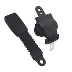 2 PCS Golf Cart Black Seat belts with buckles For EZGO Yamaha Club Car Universal