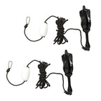 2-Pack Black Folding 7.05LB Fits For Grapnel Boat Kayak Marine Anchor Set