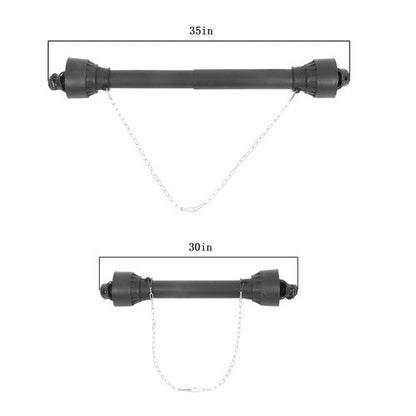 PTO Shaft PTO Driveshaft for Tractor 1-3/8" Spline/Round Ends 30-39" New