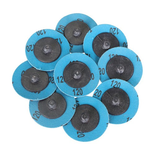 51Pcs 2" Roll Lock Die Grinder Quick Change Sanding Disc 36 60 80 120 240 Grit