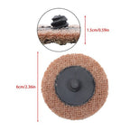Surface Conditioning Quick Change Discs, 2" Tan (Coarse) Prep Pad - 25 Pack