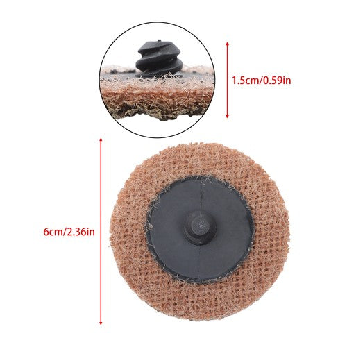 Surface Conditioning Quick Change Discs, 2" Tan (Coarse) Prep Pad - 25 Pack