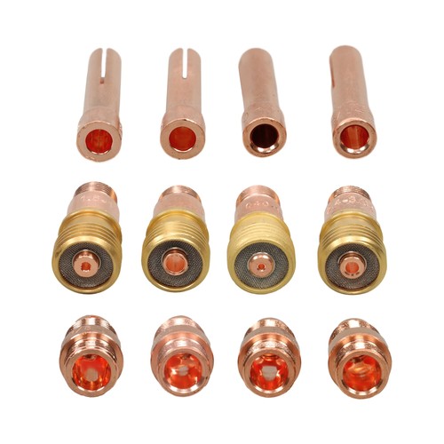 87PCS TIG Welding Torch Accessories Glass Cup Alumina Nozzle Stubby Gas Lens
