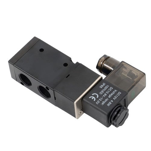 NEW DC 12V 3/8" Brass Electric Solenoid Valve for Water Air waterproof N/C IP65
