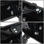 Rear Step Bumper Black For 2015-2022 Chevy Colorado Canyon W/o Sensor Holes