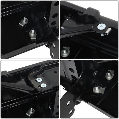 Rear Step Bumper Black For 2015-2022 Chevy Colorado Canyon W/o Sensor Holes