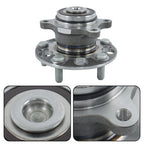 2x Rear Wheel Bearing & Hubs For Honda Civic Wheel Bearing Hub w/ ABS 1.8L LX DX
