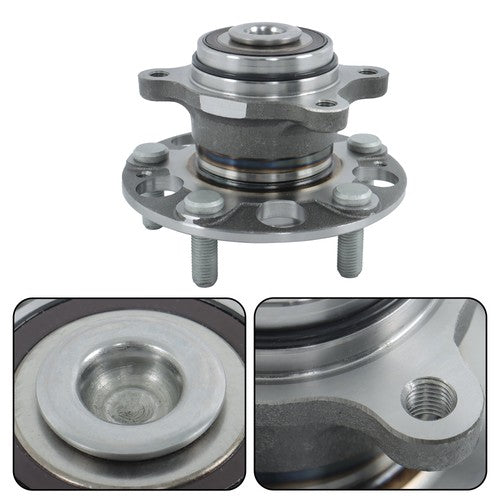 2x Rear Wheel Bearing & Hubs For Honda Civic Wheel Bearing Hub w/ ABS 1.8L LX DX