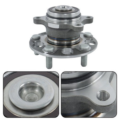 2x Rear Wheel Bearing & Hubs For Honda Civic Wheel Bearing Hub w/ ABS 1.8L LX DX