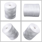 1 ply x 6300 ft, 156 lb. Tensile Strength, White Polypropylene Tying Twine