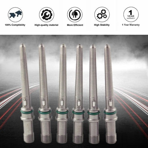 6PCS 4929864 Injector Connector Tubes for Dodge Ram 2500 3500 4500