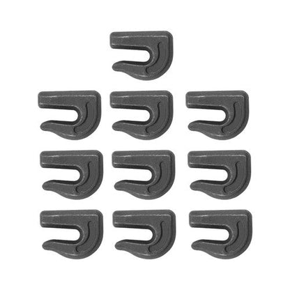 10 Pack 3/8" Weld On Grab Hook 6600lbs Heavy Duty G70 Forged Grab Chain Hooks