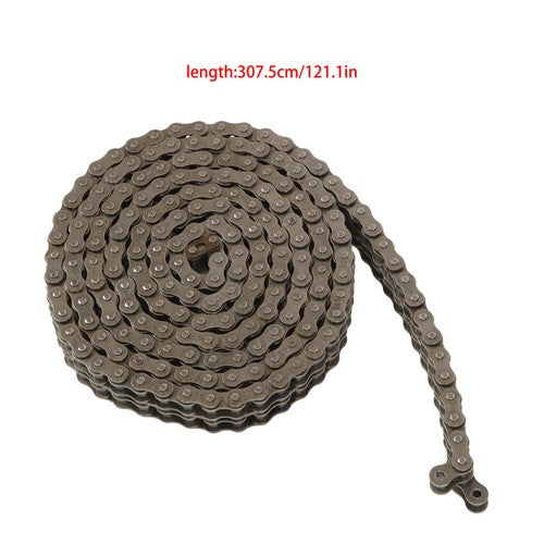#50-2 Duplex Double Strand Roller Chain x 10 feet + 2 Connecting Links