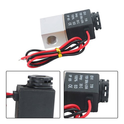 1/4 Inch Fast Closing Zero Differential Air Water Electric Solenoid Valve 110VAC