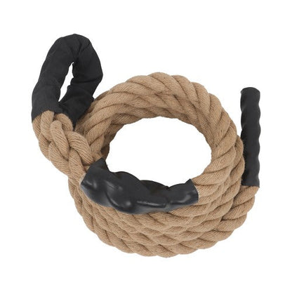 1.5” × 15FT Climbing Rope Gym Fitness Strength Training Exercise Rope Brown