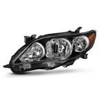 Headlights Headlamp Pair Black Housing for 2011-2013 for Toyota Corolla LE XLE