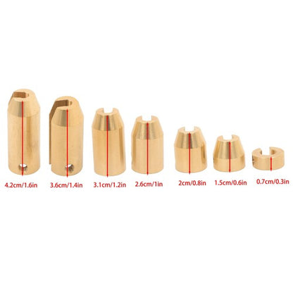14 PACK Universal Motorcycle Reusable Brass Wheel Spoke Balance Weights