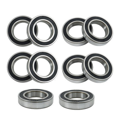 6009-2RS Deep Groove Ball Bearings 10pcs 45mm Inner Dia 75mm OD 16mm Bore Sealed